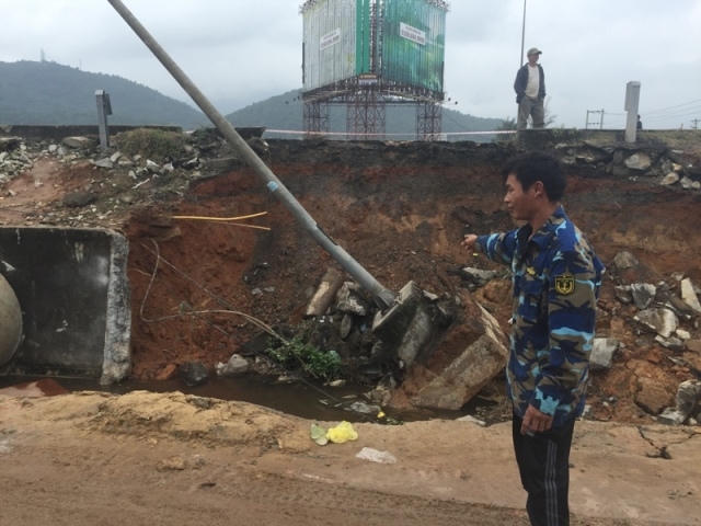 Hiện trường vụ tai nạn lao động nghiêm trọng khiến 1 công nhân tử vong. Ảnh: Đăng Hậu