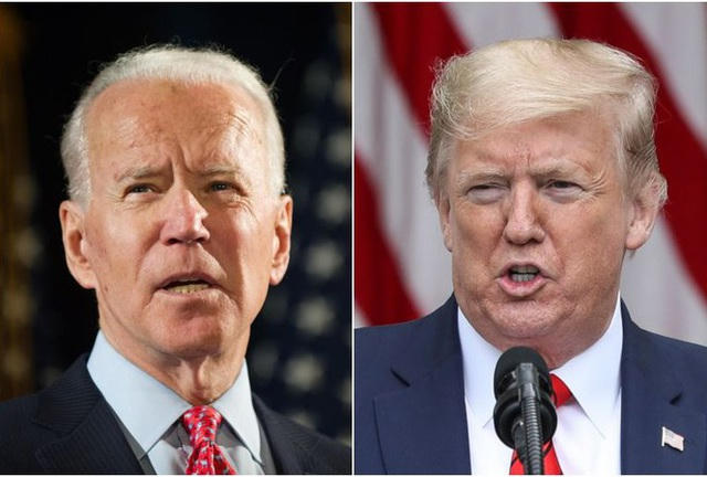 Tổng thống Mỹ Donald Trump và ứng viên Dân chủ Joe Biden (Ảnh: Getty)