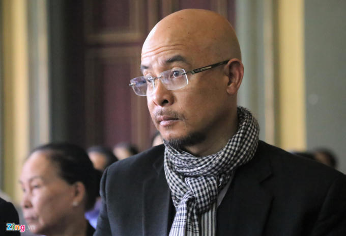 Ông Vũ tại phiên tòa xét xử. (Ảnh: Zing.vn)