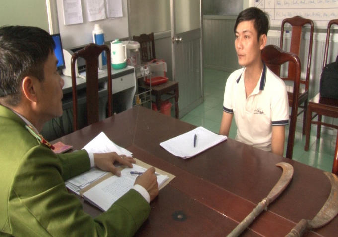 Các đối tượng liên quan đến vụ việc tại cơ quan Công an.
