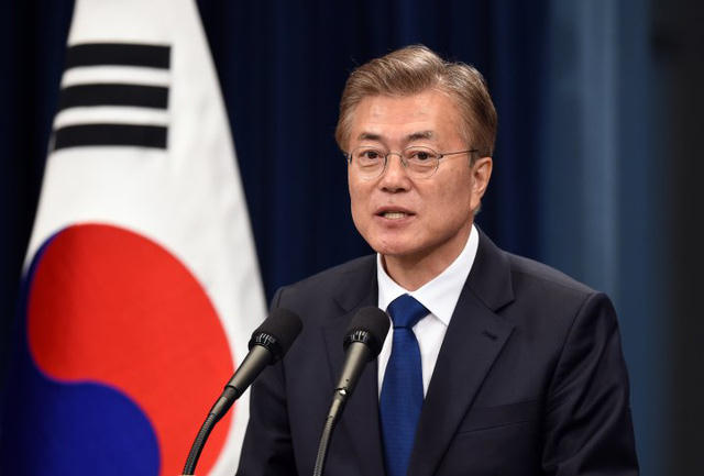 Tổng thống Hàn Quốc Moon Jae-in (Ảnh: Times)
