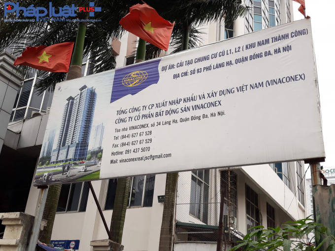 Dự án cải tạo chung cư cũ L1, L2 (khu Nam Thành Công) nằm tại số 93, phố Láng Hạ, quận Đống Đa, thành phố Hà Nội.