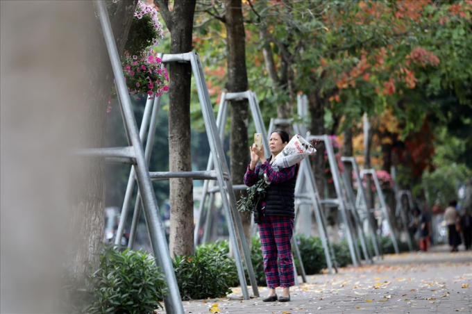 Người đi đường xuýt xoa, chiêm ngưỡng, rồi không ít lần ngẩn ngơ đến mức khờ dại.