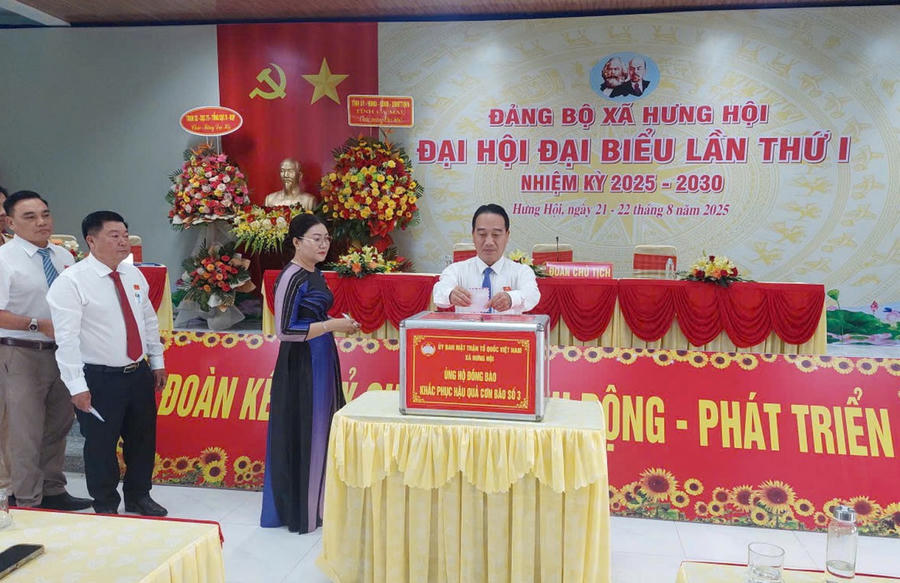 Ban Thường trực UB MTTQ Việt Nam xã Hưng Hội đã phát động phong trào vận động quỹ ủng hộ đồng bào các tỉnh miền Bắc bị thiên tai bão, lũ.