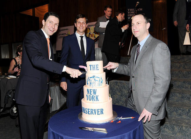 Năm 2006, Jared mua lại tờ New York Observer với giá 10 triệu USD. Theo một nguồn tin của tạp chí Time, cha của Jared - ông Charles Kushner, đã mua tờ báo này cho con trai làm "quà tốt nghiệp".