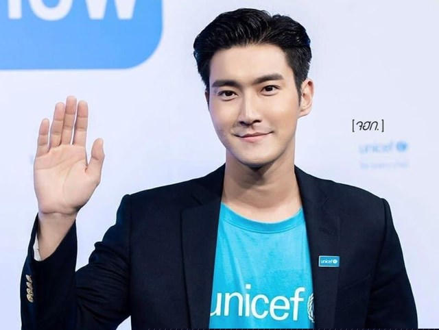 Siwon Choi, siêu sao của ban nhạc Super Junior, là Đại sứ của UNICEF khu vực Đông Á và Thái Bình Dương. Ảnh: Pinterest.