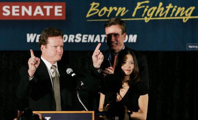 Bà Hong Le là một luật sư và hỗ trợ rất tích cực cho chồng trong các chiến dịch tranh cử trước đây (Ảnh: Heavy)