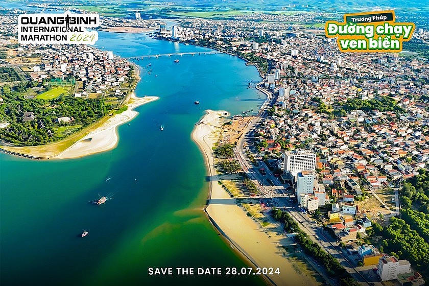 Giải chạy “Quang Binh International Marathon 2024” thu hút 3000 VĐV đăng ký tham gia. (Ảnh: Nguyên Phong)