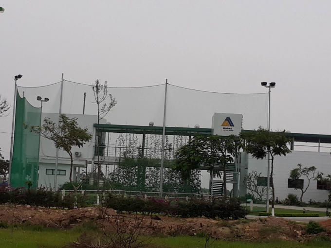 Sân tập golf hoành tráng trên đất dự án.