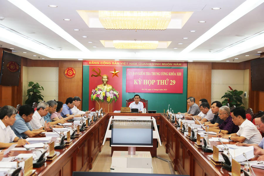 Ủy ban Kiểm tra Trung ương đã kiểm tra khi có dấu hiệu vi phạm đối với Ban Thường vụ Tỉnh ủy Thanh Hóa. Ảnh ubkttw.vn