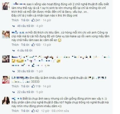 Hành động này của Linh Miu bị cư dân mạng chỉ trích nặng nề. Ảnh: facebook.