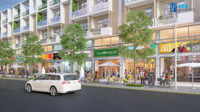 Shophouse là một trong những sản phẩm thu hút nhà đầu tư trong mỗi dự án đất nền vùng ven trong năm 2019.