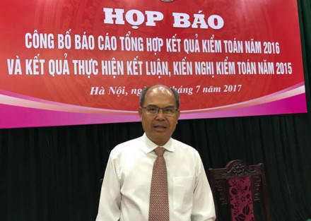 Ông Cao Tấn Khồng, Phó tổng kiểm toán nhà nước. Ảnh Khánh Hoà.