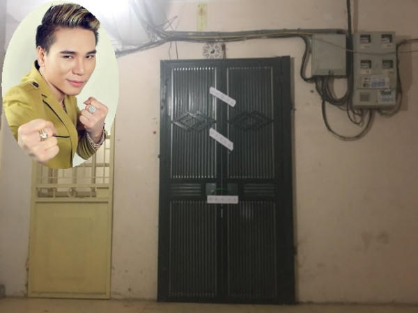 Ngôi nhà nơi xảy ra sự việc được niêm phong.