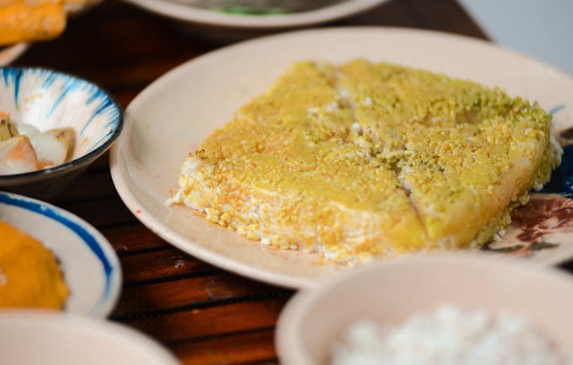 Bánh chưng ở miền Bắc.