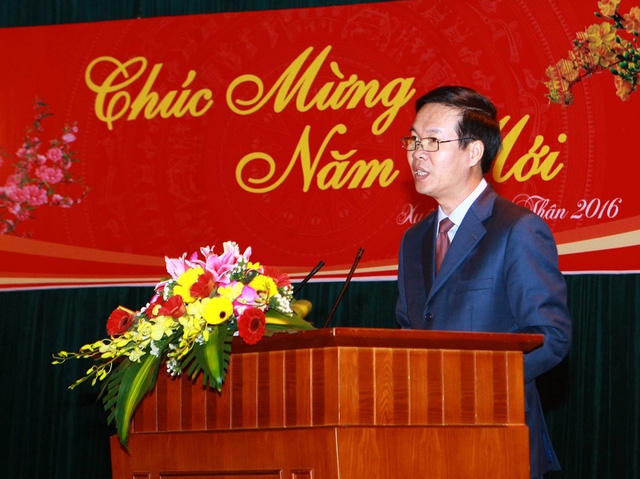 &Ocirc;ng V&otilde; Văn Thưởng, Ủy vi&ecirc;n Bộ Ch&iacute;nh trị, B&iacute; thư Trung ương Đảng, Trưởng Ban Tuy&ecirc;n gi&aacute;o Trung ương ph&aacute;t biểu. Ảnh: Do&atilde;n Tấn - TTXVN