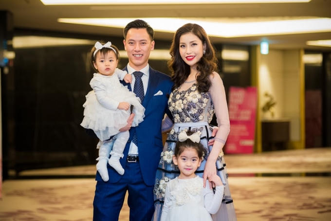 Gia đình hạnh phúc của hoa hậu Làm Cúc