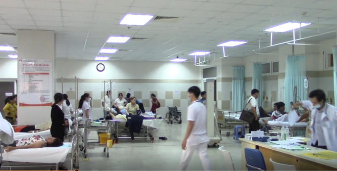 Tất cả được đưa vào bệnh viện đa khoa Mỹ Phước cấp cứu.