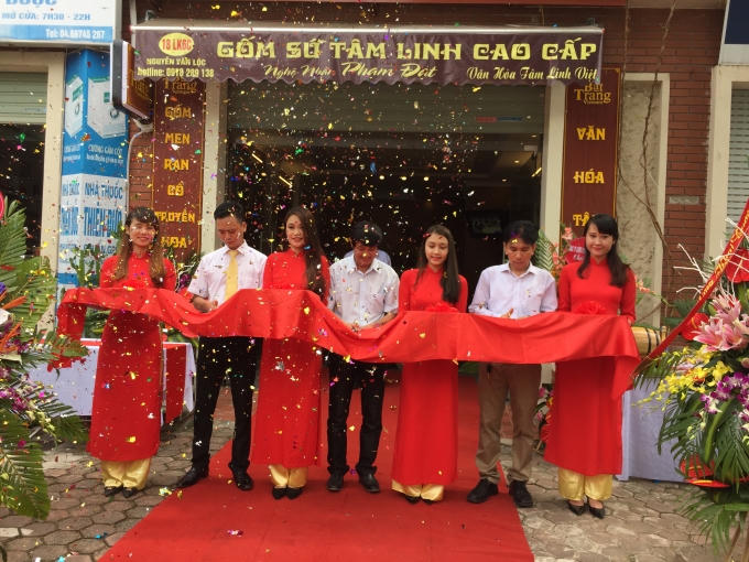 Hệ thống gốm tâm linh gia tộc Việt khai trương đại lý đầu tiên Kỳ Khánh.