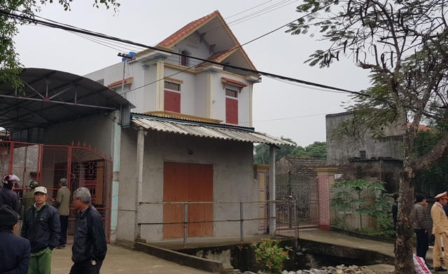 Căn nhà nơi xảy ra vụ án mạng đau lòng.