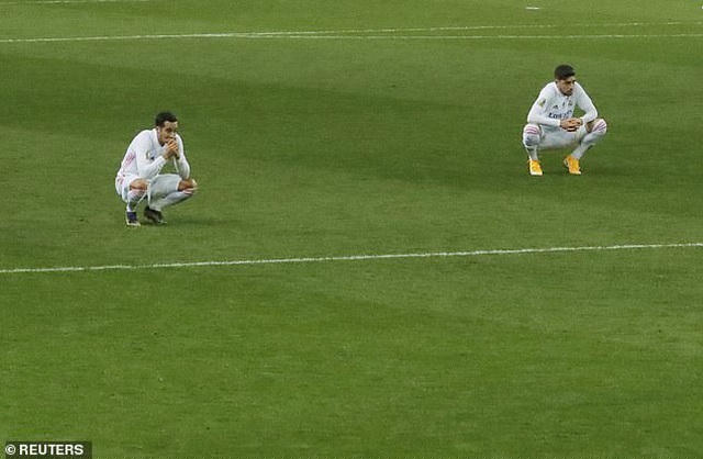 Nỗi thất vọng của các cầu thủ Real Madrid