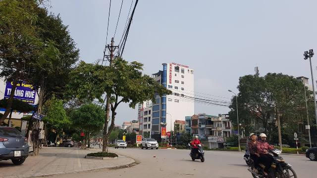 Hiện trường vụ nổ súng trên đại lộ Lê Lợi, TP Thanh Hóa.