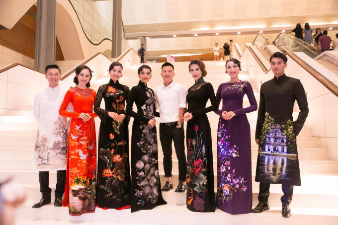 Xuân Lan, Trương Thị May đồng loạt diện áo dài đến xem liveshow của Đàm Vĩnh Hưng