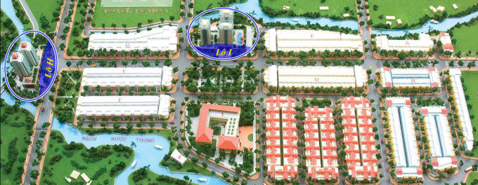 Phối cảnh vị trí dự án