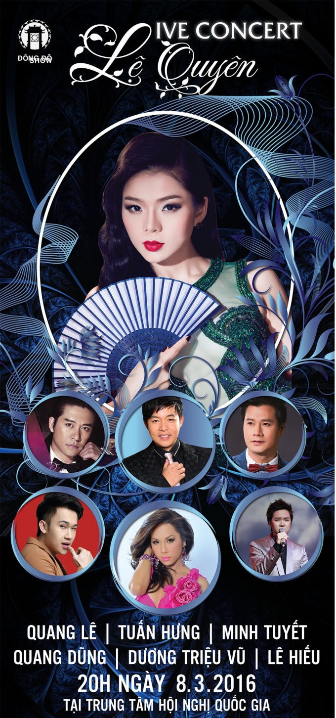 Liveconcert khủng của Lệ Quyên hội tụ những "soái ca" của làng âm nhạc Việt