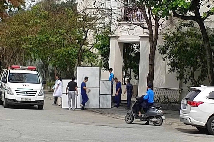 Hiện trường vụ tai nạn.