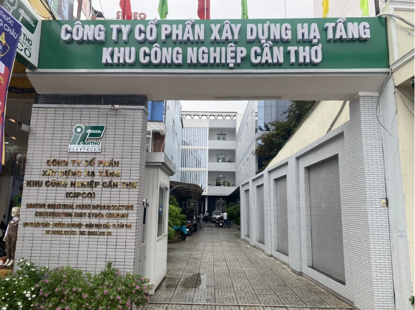 Trụ sở Công ty Cổ phần Xây dựng hạ tầng khu công nghiệp Cần Thơ.
