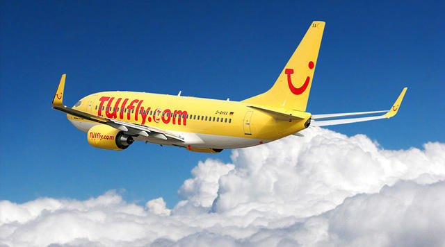 Một máy bay của hãng hàng không dân dụng TUI Fly. (Ảnh: RT)