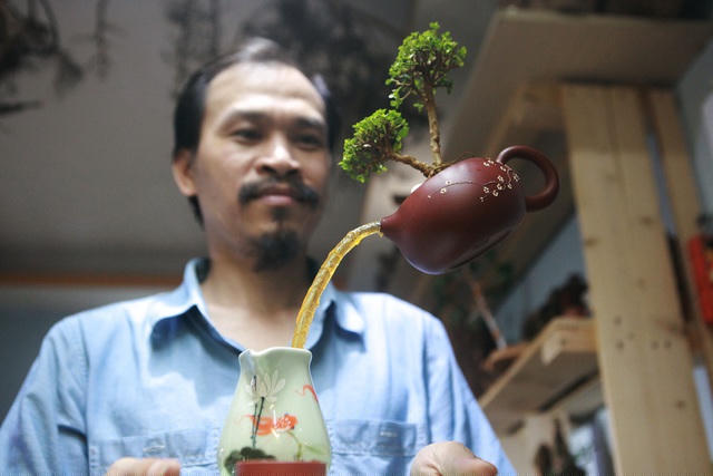 Mẫu ấm trà tử sa có giá 1,6 triệu đồng 