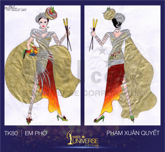 Hé lộ những thiết kế trang phục dân tộc cho đại diện Việt Nam tham gia Miss Universe 2017