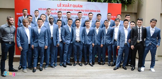 Những cầu thủ của CLB bóng đá T.P Hồ Chí Minh sẽ được Công Vinh điều hành về mặt chuyên môn. Ảnh: Zing.vn