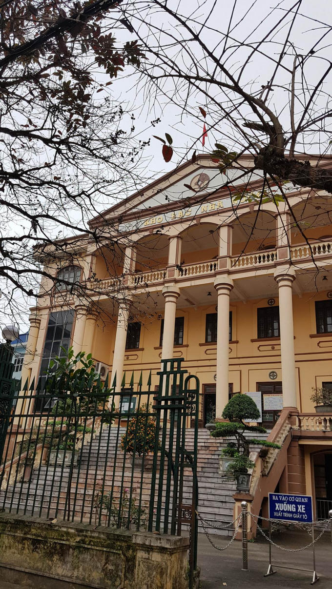 Trụ sở Kho bạc nhà nước TP Nam Định chiều 28/2/2018.