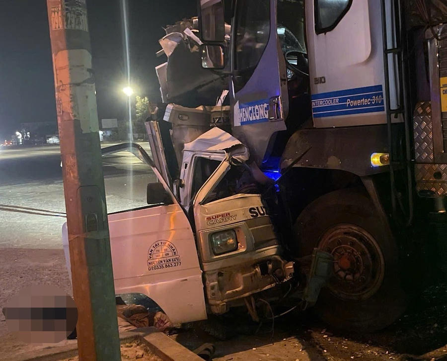 Hiện trường vụ tai nạn - Ảnh HT.