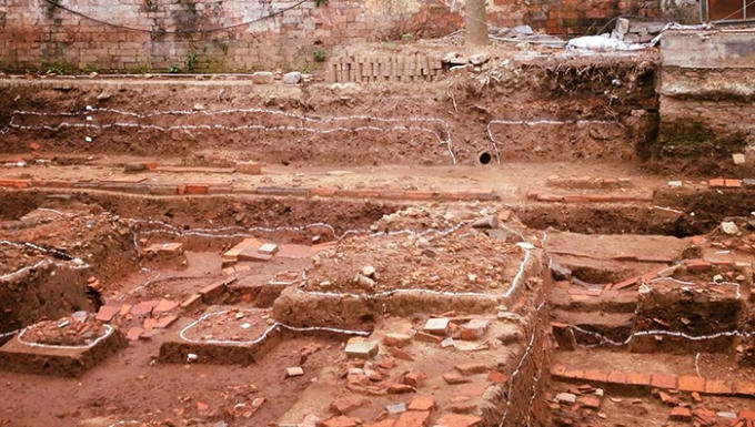 Các hố khai quật đã bước đầu giúp các nhà khoa học giải thiết được cấu trúc của Trung tâm Hoàng Thành Thăng Long.