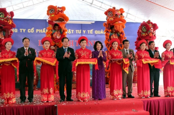 Lễ khánh thành Nhà máy sản xuất thuốc có nguồn gốc dược liệu