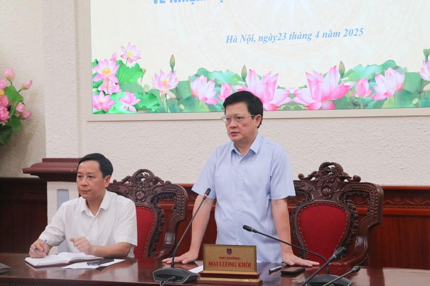 Thứ trưởng Mai Lương Khôi.