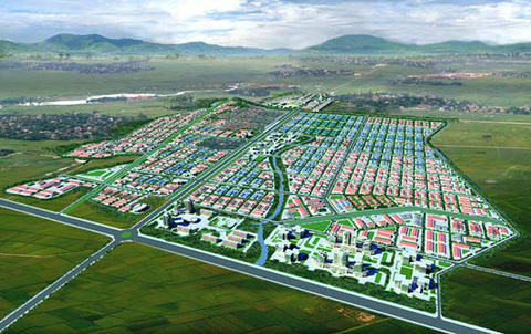 Khu công nghiệp - đô thị - dịch vụ VSIP Quảng Ngãi. Ảnh: cafef.