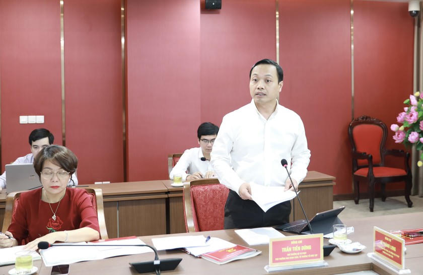 Thứ trưởng Bộ Tư pháp Trần Tiến Dũng Trình bày về một số nội dung lớn của Dự án Luật Thủ đô (sửa đổi).