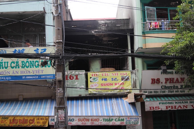 Căn nhà trọ nơi xảy ra vụ việc.