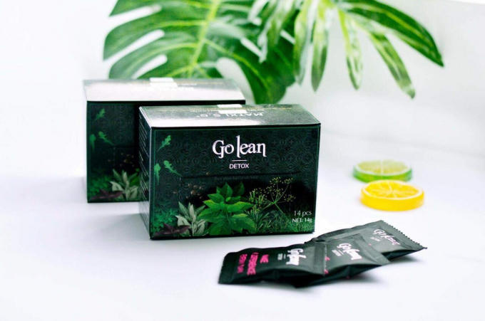 Trà giảm cân hiệu Go Lean Detox của Công ty TNHH Mat Xi S.G.