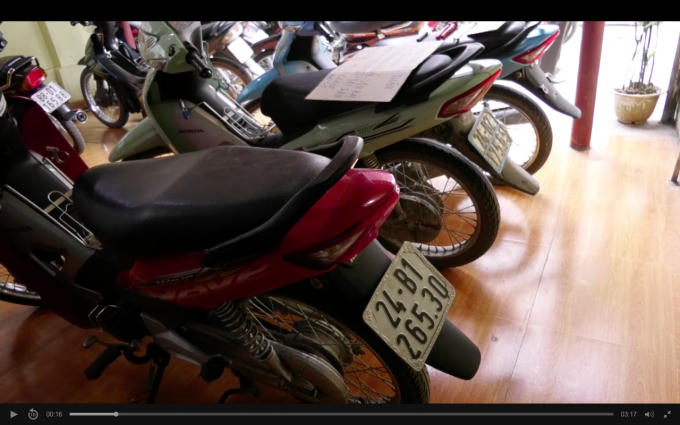 3 xe máy tang vật thu được sau khi Tuân đem gửi ở 3 nơi khác nhau đợi cơ hội mang đi tiêu thụ.