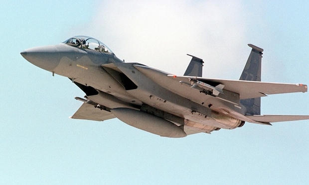 Máy bay F-15 của Mỹ. (Ảnh: AP)