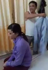 Ông Quân, Trưởng Công an xã Phong Lộc bị bắt quả tang trong nhà nghỉ với một người phụ nữ.