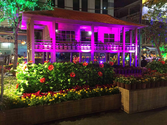 Những hình ảnh tuyệt đẹp của đường hoa trước giờ khai mạc