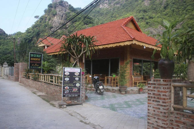 Một cơ sở kinh doanh homestay trái phép trong vùng lõi danh thắng Tràng An Ảnh: PHONG SƠN.