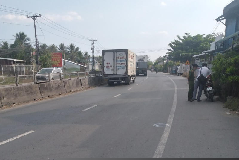 Đoạn đường xảy ra vụ án 